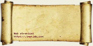 Jakov Ljoskić vizit kartica